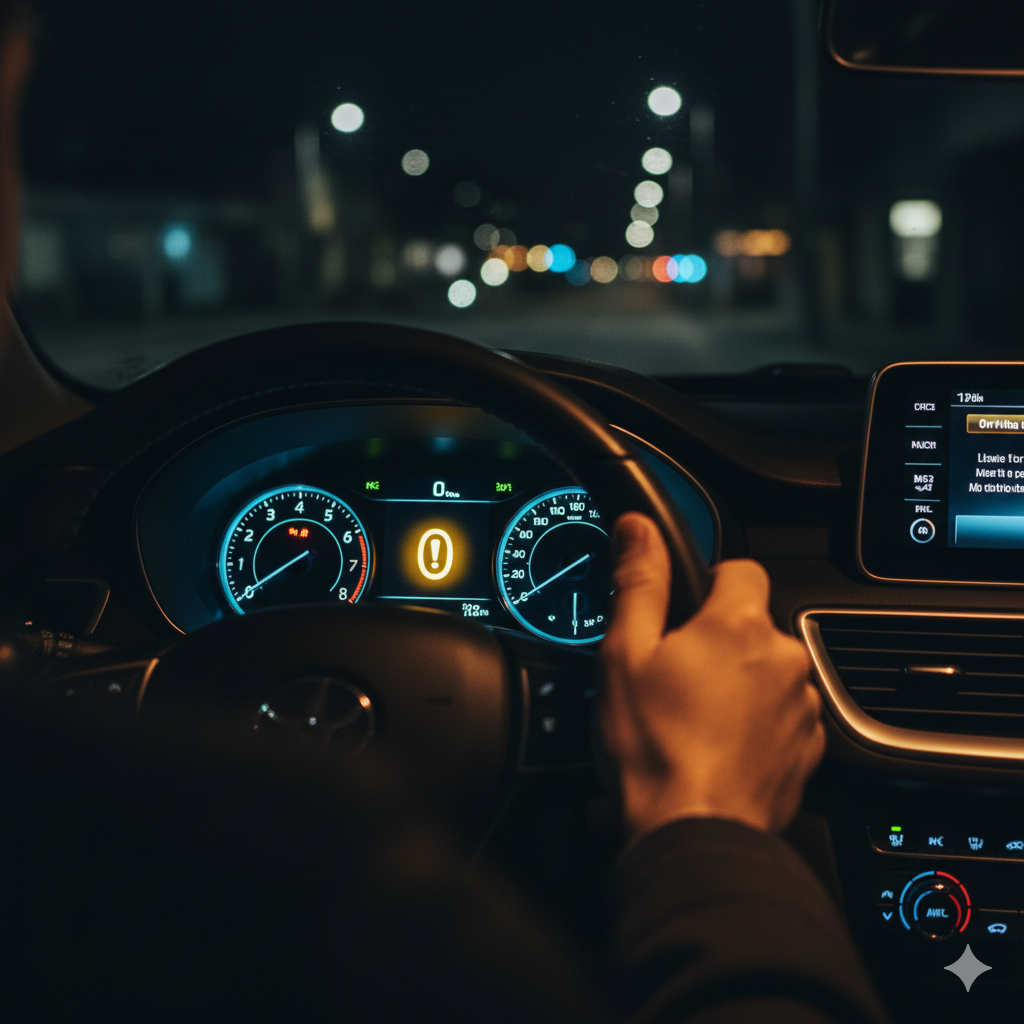 Luz de TPMS encendida en tablero