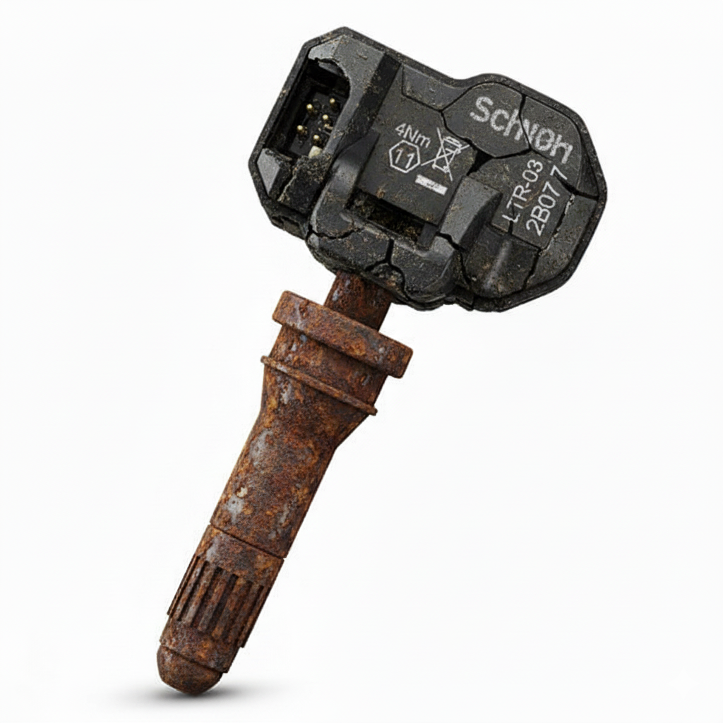 Sensor TPMS viejo o dañado