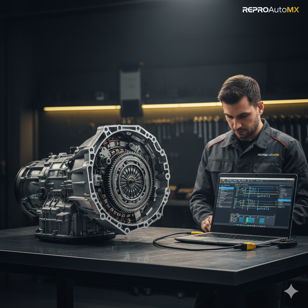 Calibración de transmisión DSG y mechatronic con ODIS